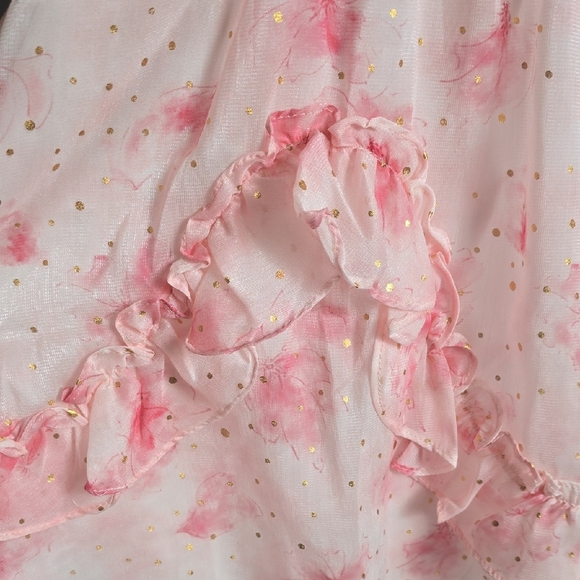 Pink Ruffled Kids Dress - Picture 4 of 5